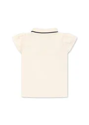 Konges Sløjd Florita poloshirt antique white katoen