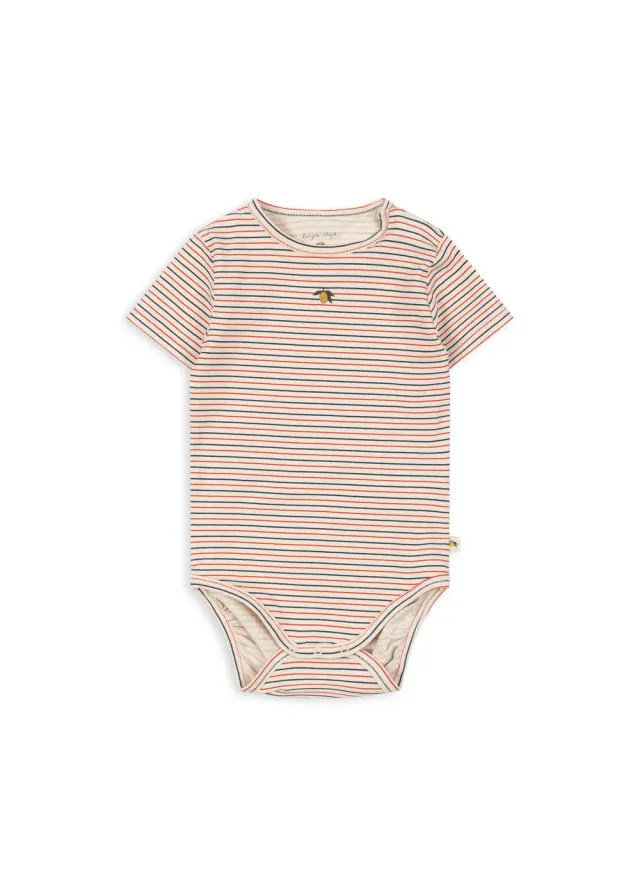 Konges Sløjd Basic romper stripe tricolore petit