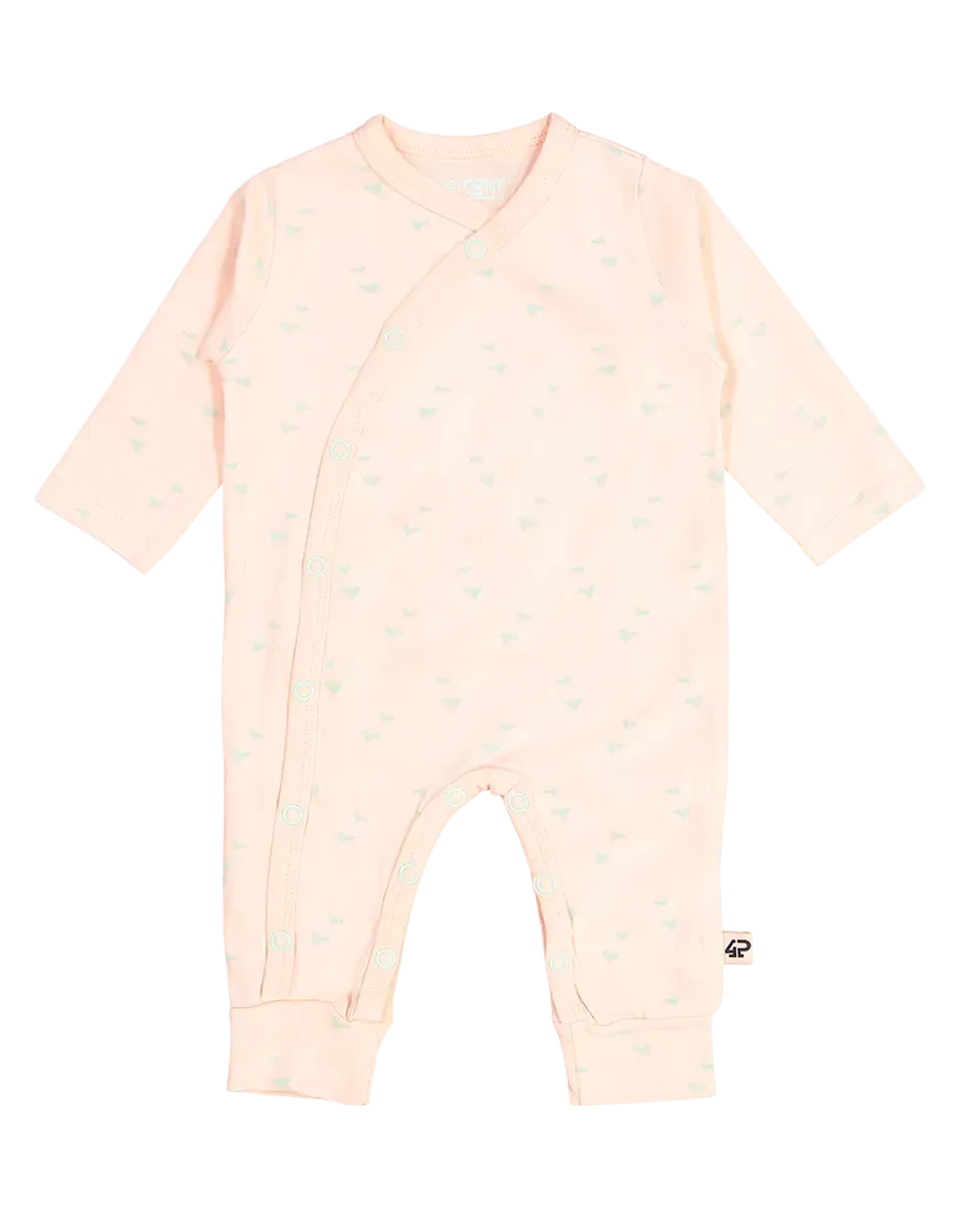 4President Billy Blush AOP romper newborn katoen