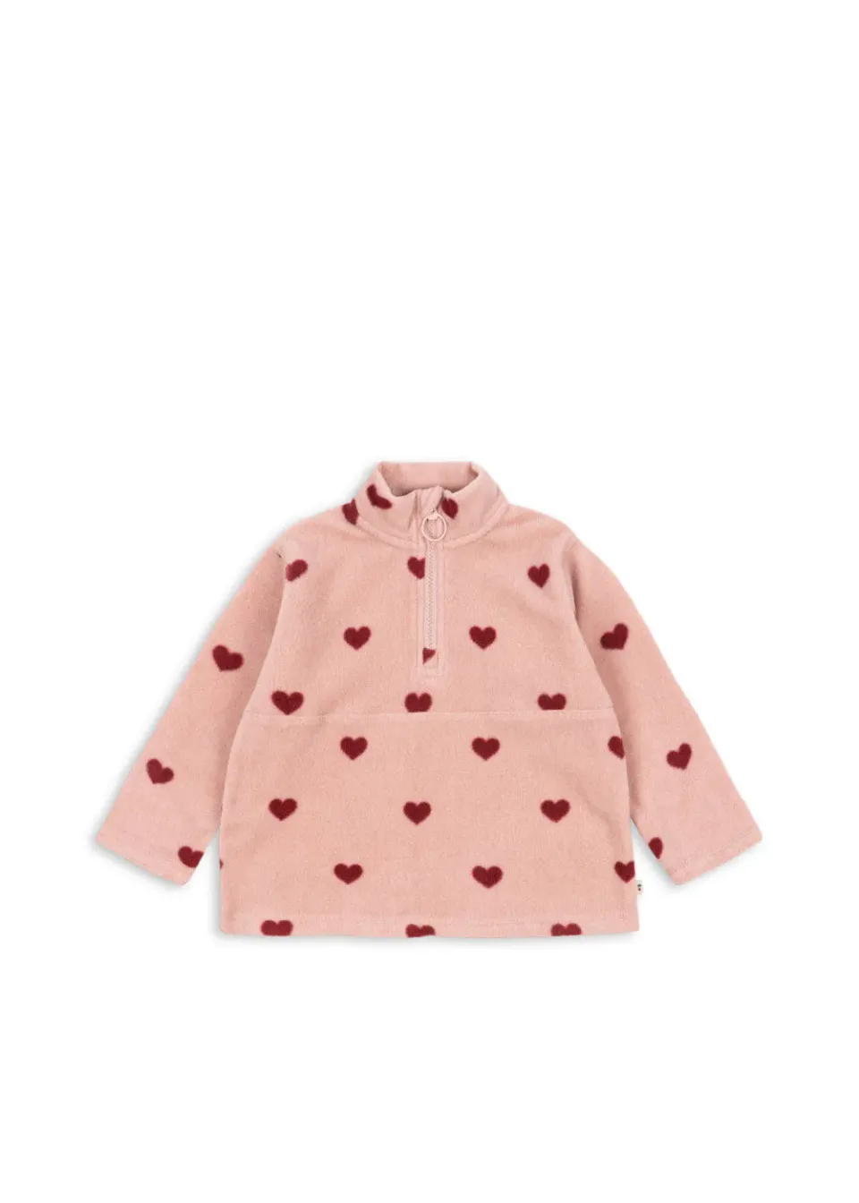Konges Sløjd Tavi sweater halve rits coeur mellow