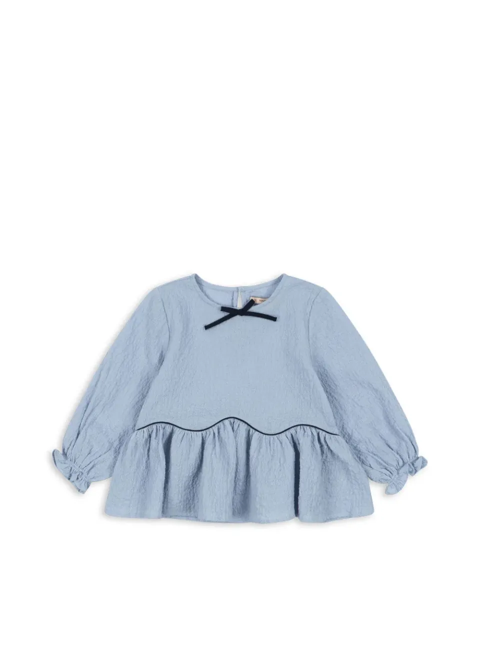 Konges Sløjd Ava shirt blue fog biokatoen
