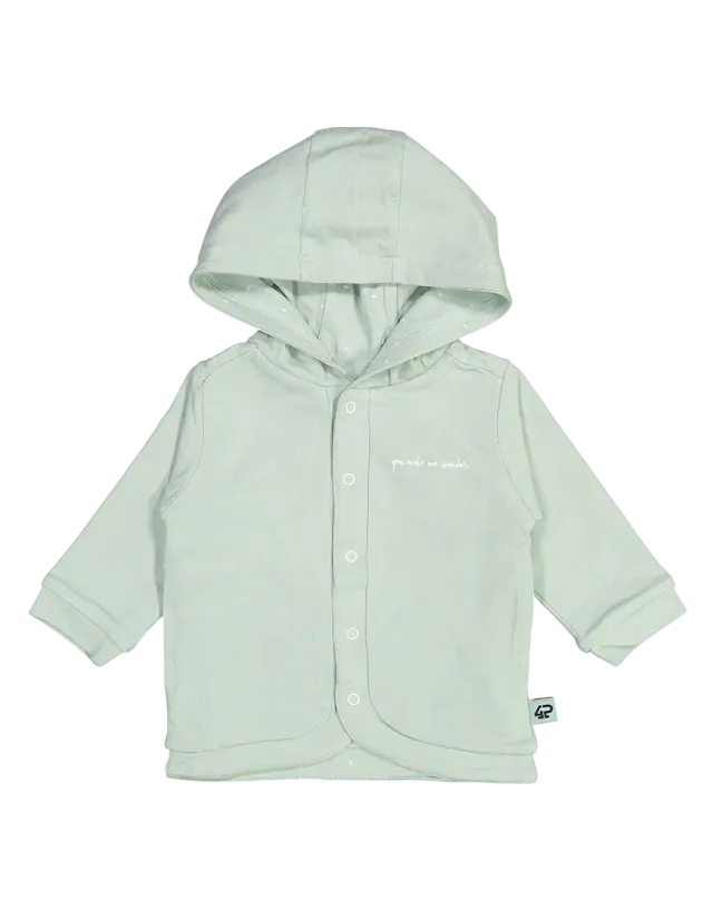 4President Taylor Grey Mint trui baby omkeerbaar