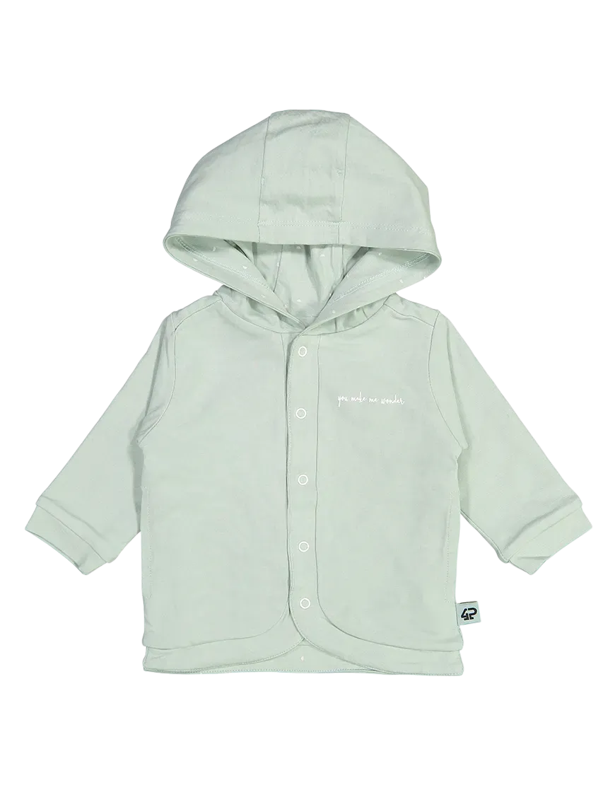 4President Taylor Grey Mint trui baby omkeerbaar