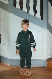 Konges Sløjd Doggy Sweatpants joggingbroek pine grove biokatoen