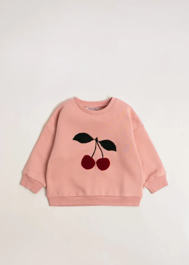 Konges Sløjd Lou sweatshirt mellow rose biokatoen