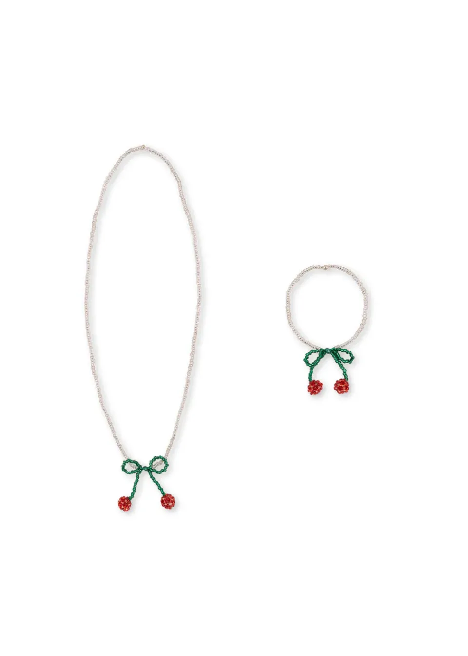Konges Sløjd Pearly Sieradenset Cherry strikketting