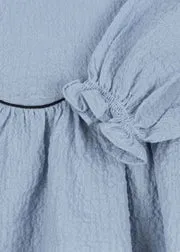Konges Sløjd Ava shirt blue fog biokatoen