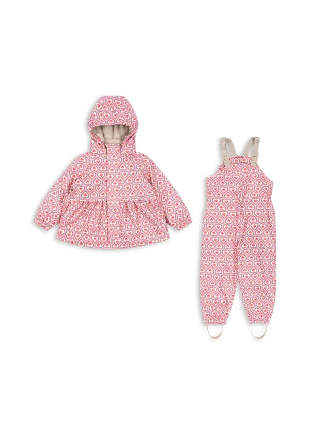 Konges Sløjd Rainy Palme regenset fleece felice rose