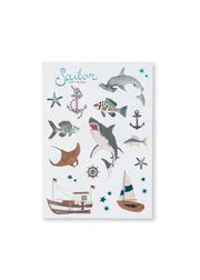 Konges Sløjd Stickerboek stickers tijger 12 pagina's