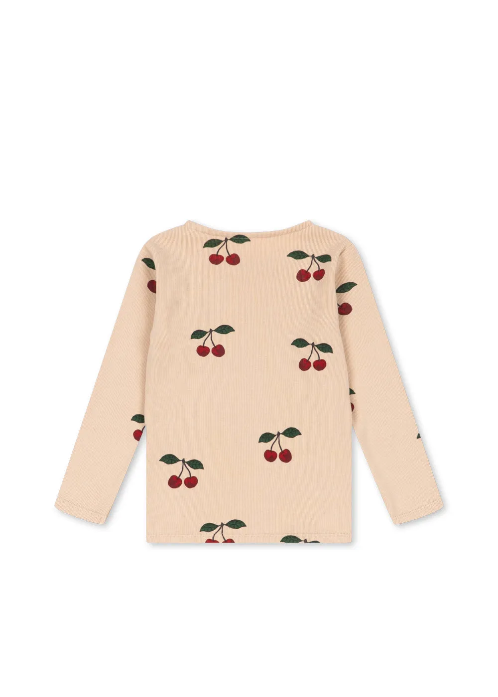 Konges Sløjd Ella Langarm T shirt ma grande cerise bio