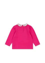 Konges Sløjd Babette blouse viva magenta biokatoen