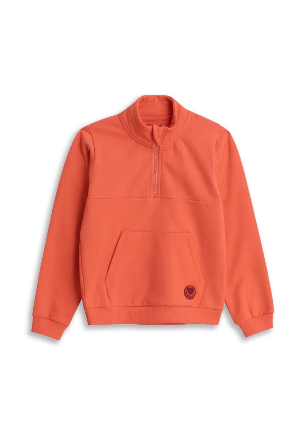 4PRESIDENT Ilse Trui poppy red met kangoeroezak