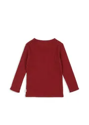 Konges Sløjd Minnie blouse shirt red dahlia ajour