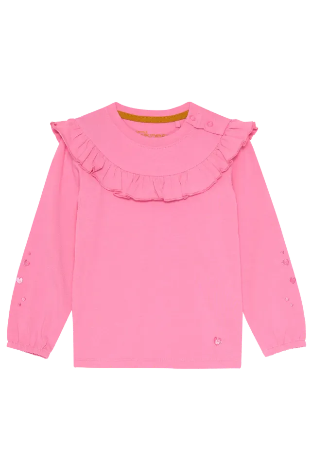 4President Babs meisjes longsleeve met ruches