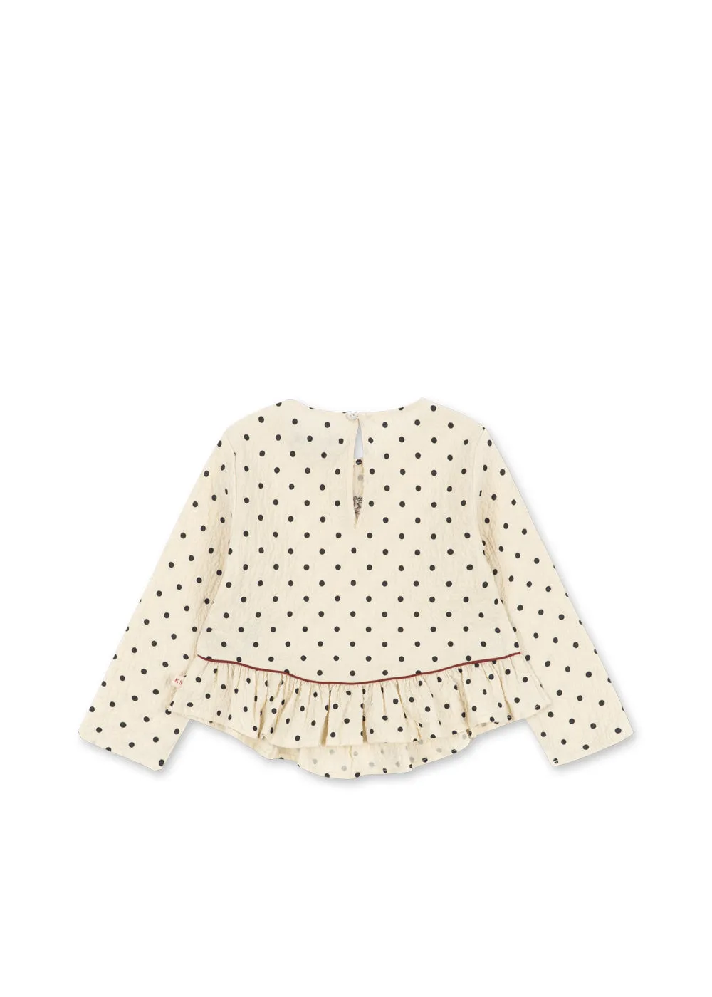 Konges Sløjd Elin Blouse dot avena seersucker