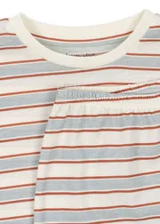 Konges Sløjd Famo Set kledingset pearl stripe biokatoen