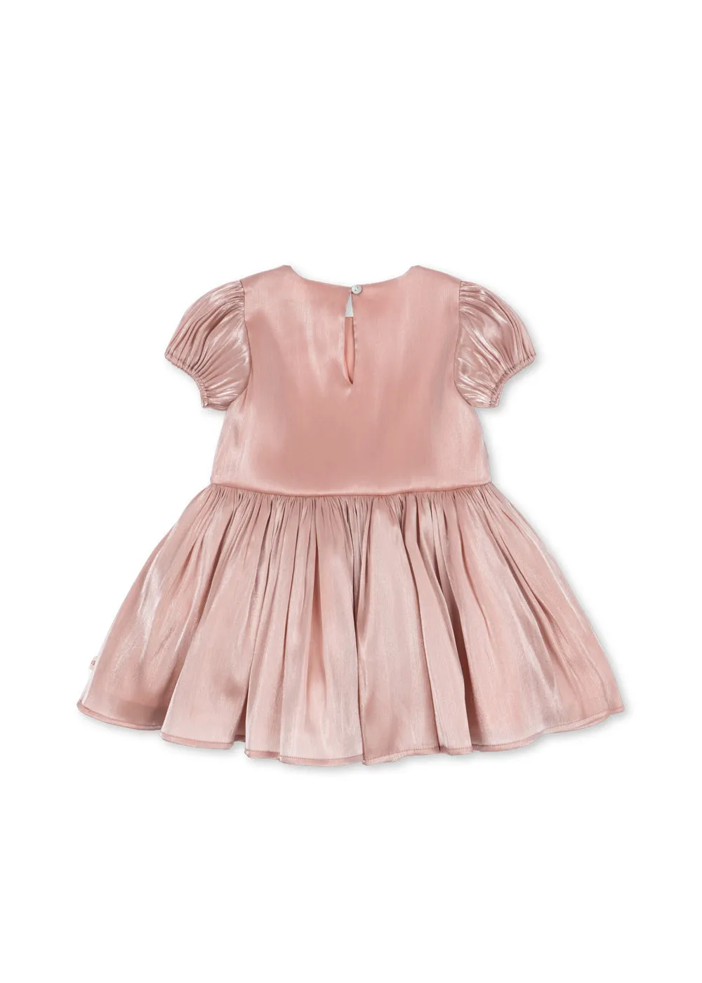 Konges Sløjd Fia jurk silver pink pofmouwen