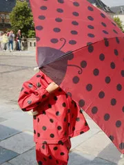 Konges Sløjd Ladydot kinderparaplu lady dot waterdicht