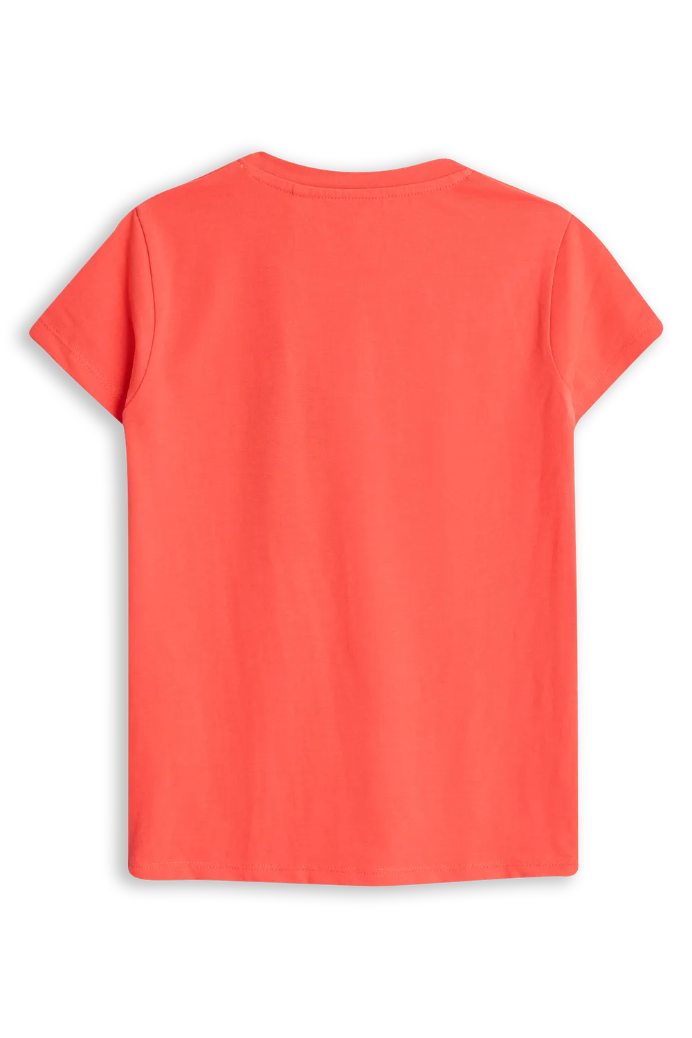 4PRESIDENT Hannah Mid red fluor T-shirt smiley