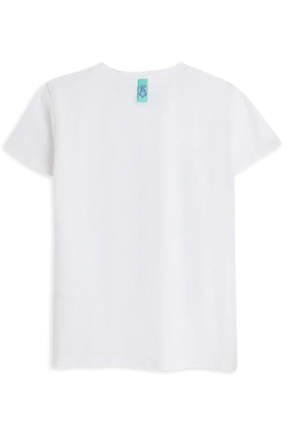 4PRESIDENT North White t-shirt meisjes wit glitter