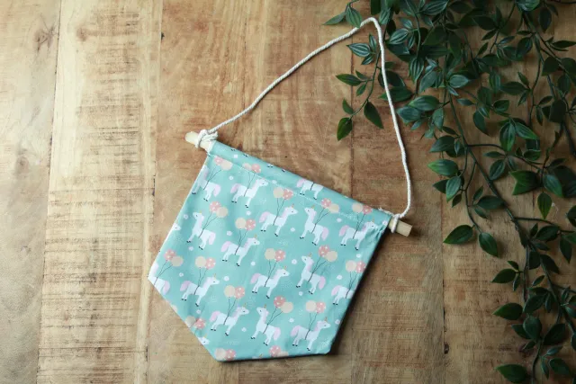 Een presentje Unicorn Dream vaandel lichtblauw katoen
