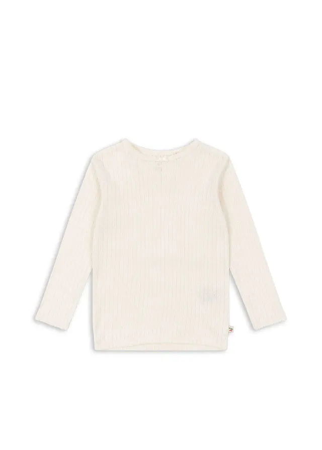 Konges Sløjd Minnie Longsleeve Antique White Ajour
