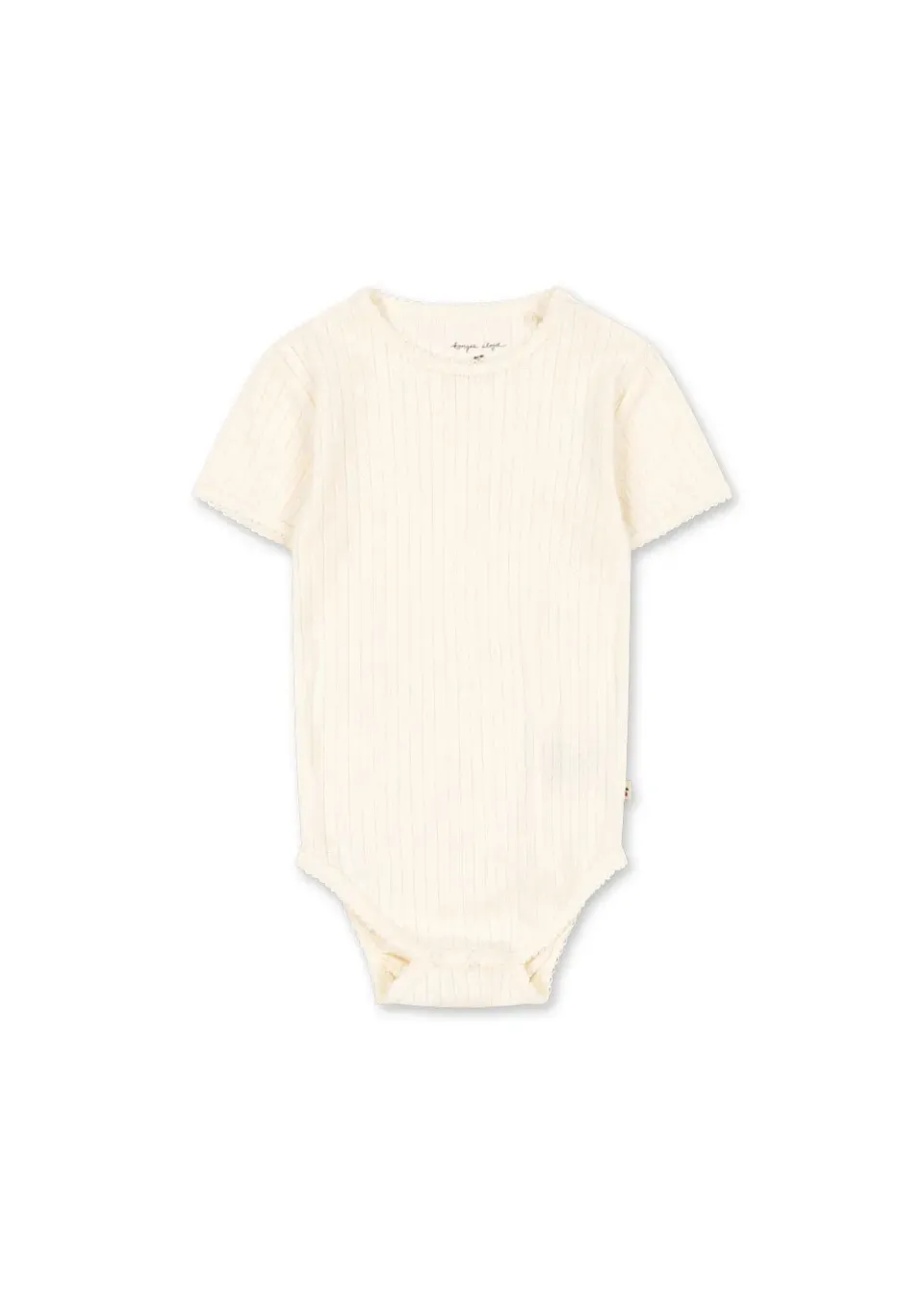 Konges Sløjd Minnie Romper korte mouw antique white ajour