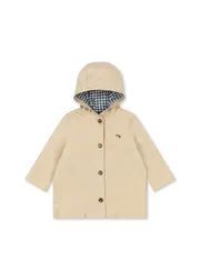 Konges Sløjd trenchcoat oxford tan katoen