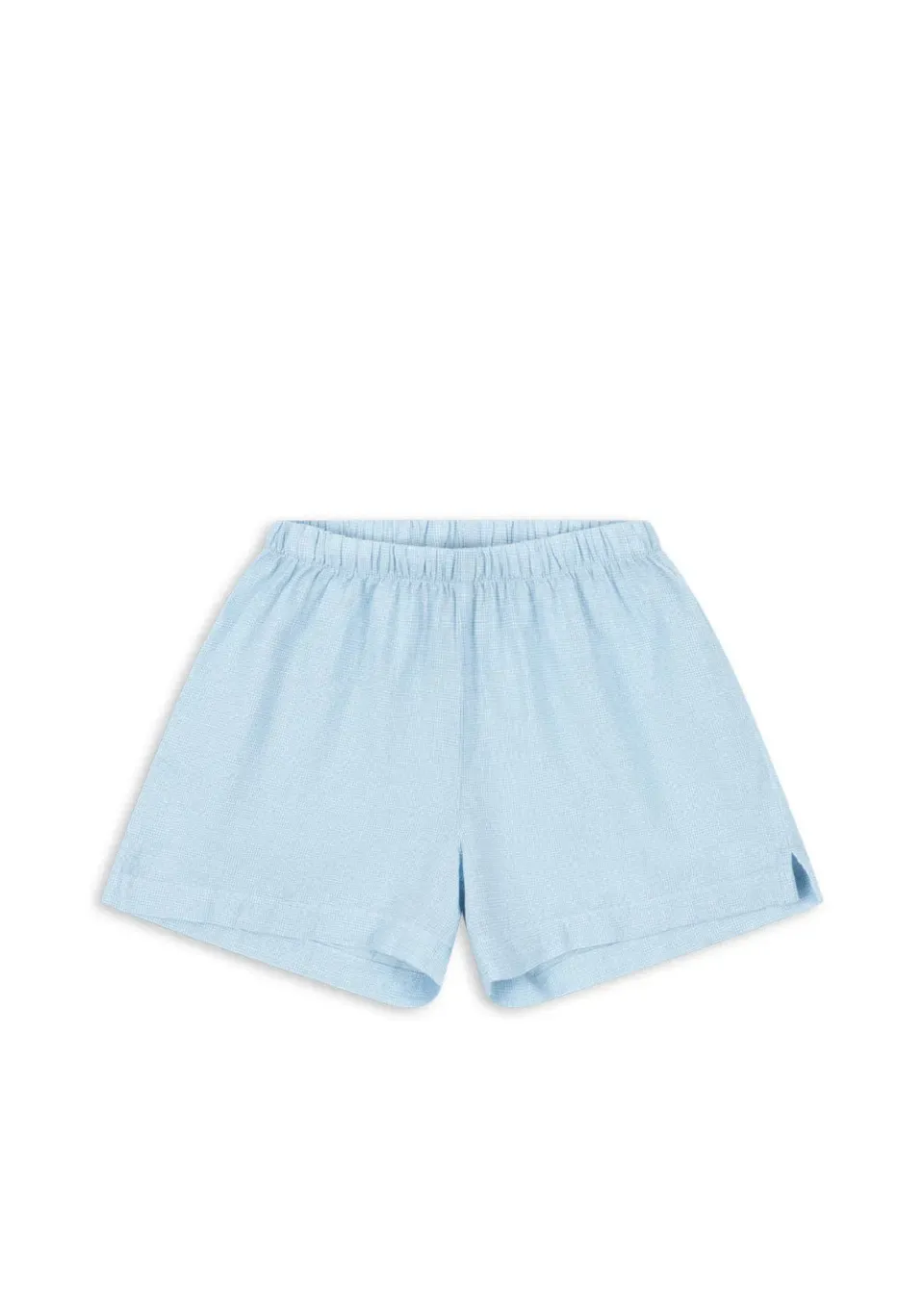 Konges Sløjd Fran korte broek blue check biokatoen