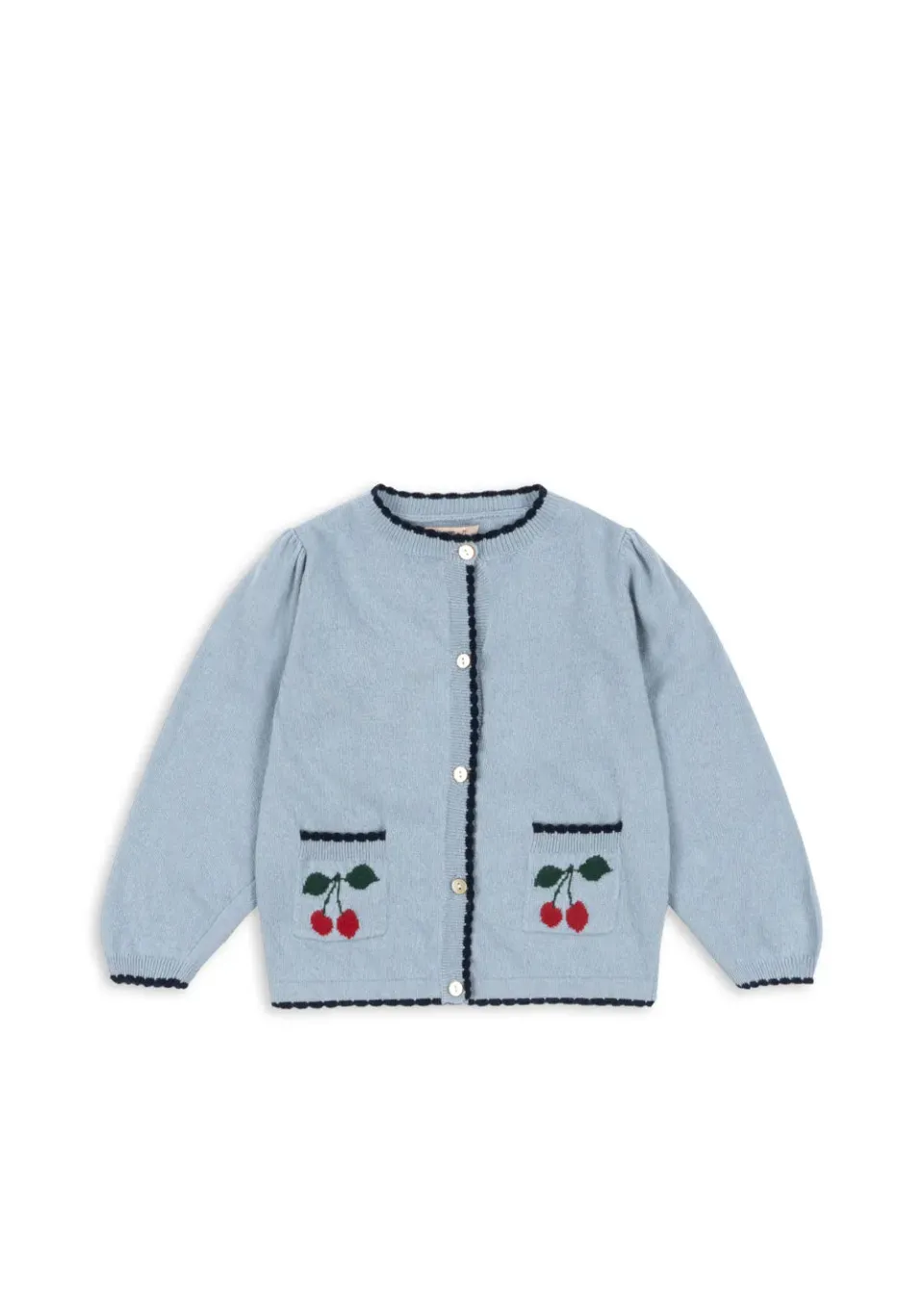 Konges Sløjd Alexa vest blue fog wolmix zakken