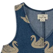 Konges Sløjd Magot jurk swan denim biokatoen