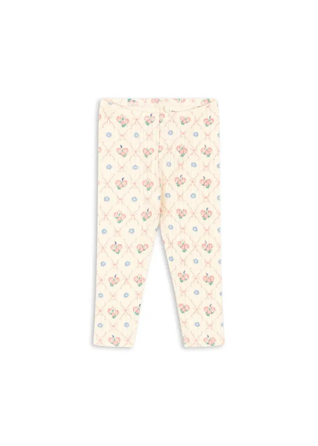 Konges Sløjd Minnie leggings fleur decor biokatoen