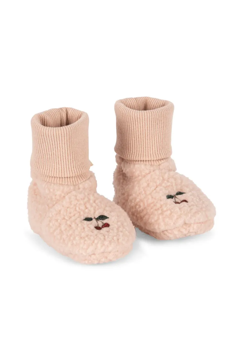 Konges Sløjd Safa Babysokken slofjes rose smoke fleece