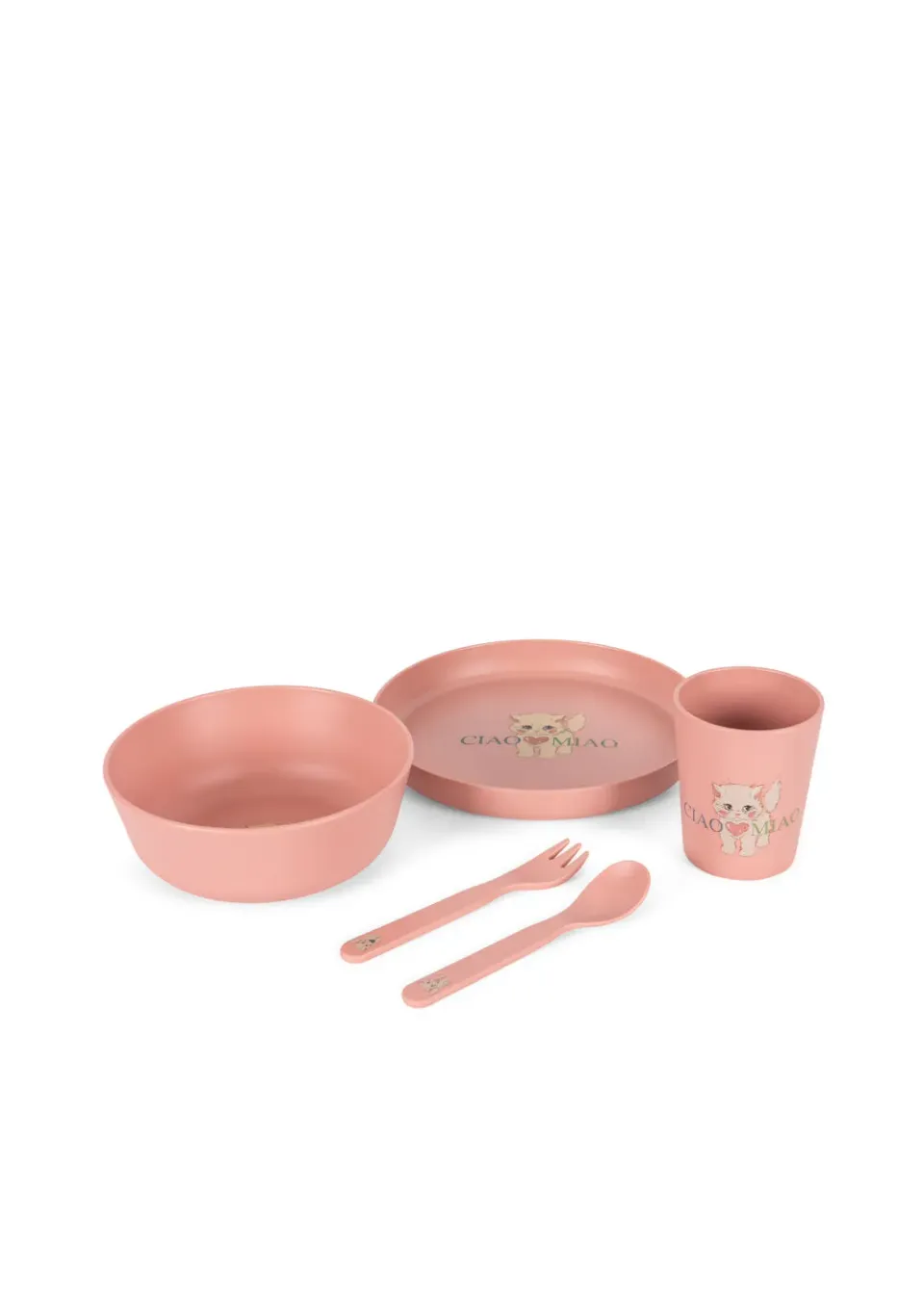 Konges Sløjd kinderservies ciao miao gerecycled PET