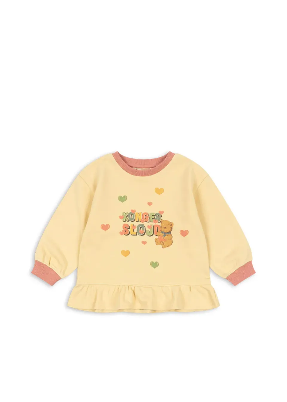 Konges Sløjd Spotty sweater banana crepe biokatoen