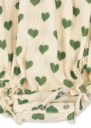 Konges Sløjd Coco Romper amour verde biokatoen