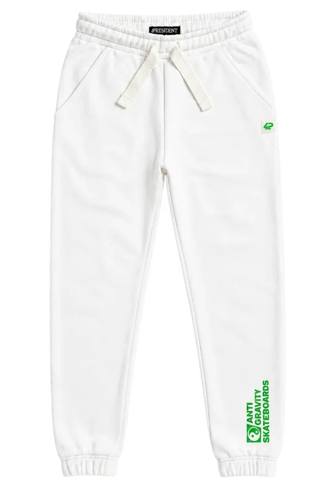 4PRESIDENT Lorenzo1 joggingbroek wit maat 128