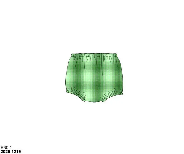 Busy Bee Smocks Mix & Match luierbroekje 6M groen ruit