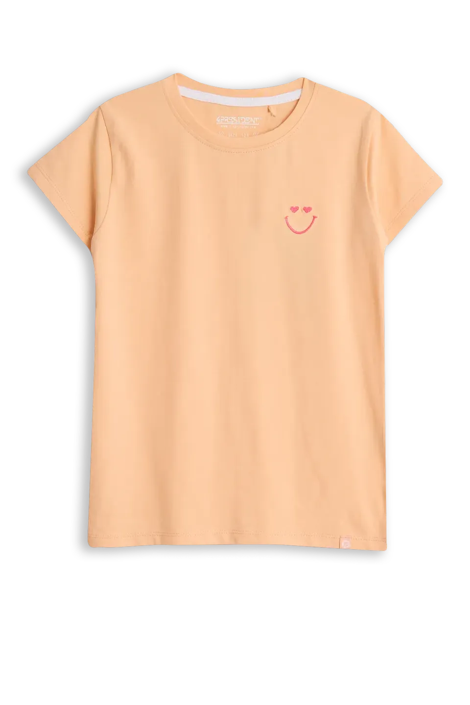 4PRESIDENT Hannah T-shirt peach quartz smiley