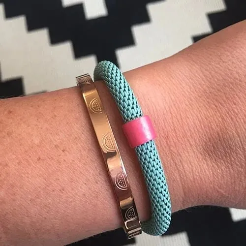 Soda Fashion Watermeloen armband staal rosé