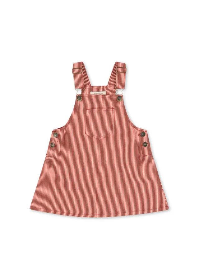 Konges Sløjd Luc spencer jurk milk rouge stripe