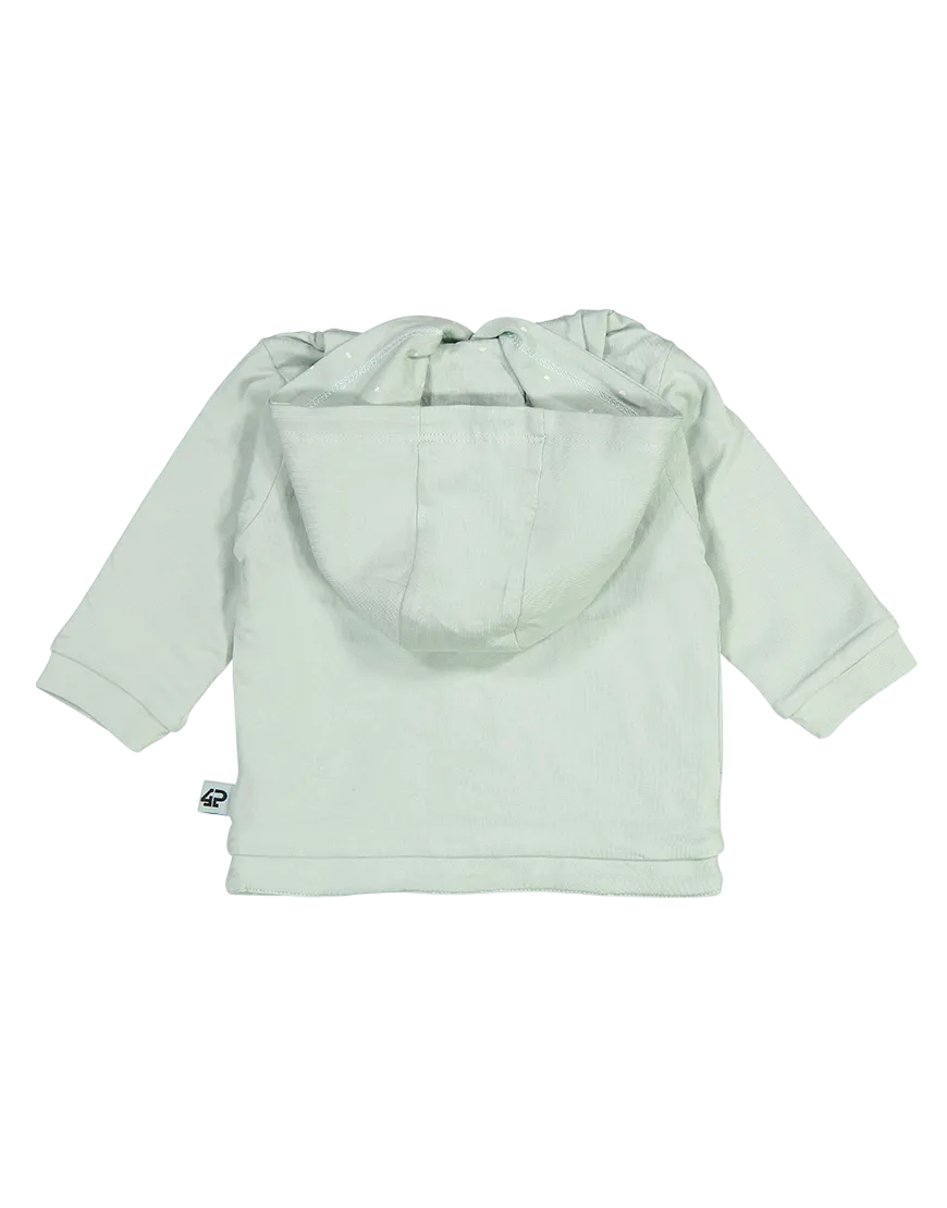 4President Taylor Grey Mint trui baby omkeerbaar