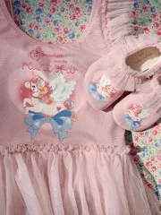 Konges Sløjd Amandine badpak powder pink glans
