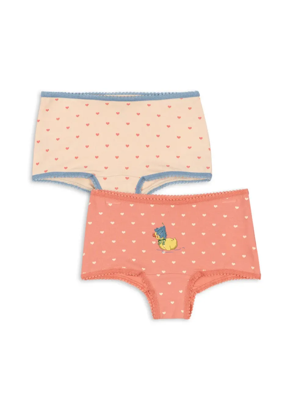 Konges Sløjd Basic Hipster 2-Pack Coeur Meisjes Katoen