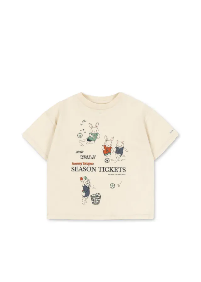 Konges Sløjd Famo T-Shirt Almond Milk Biokatoen