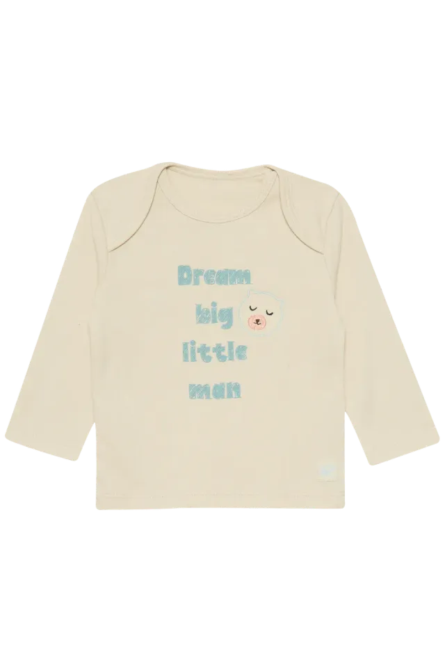 4President Zev White longsleeve jongens wit
