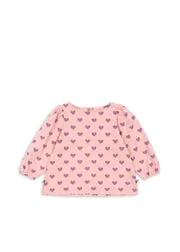 Konges Sløjd Drey Shirt longsleeve hortensia coeur biokatoen