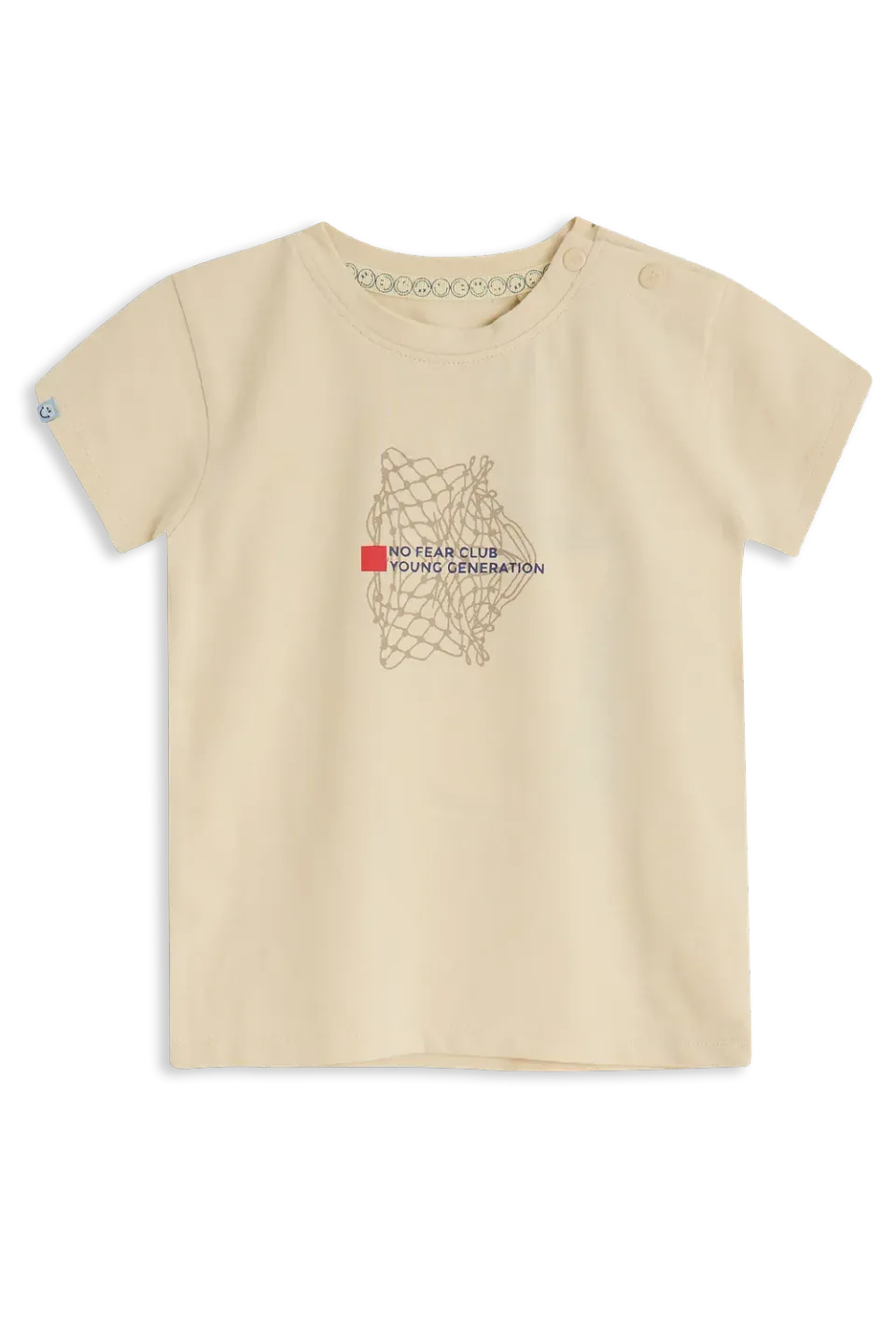 4PRESIDENT Oz Sand T-shirt jongens zand katoen