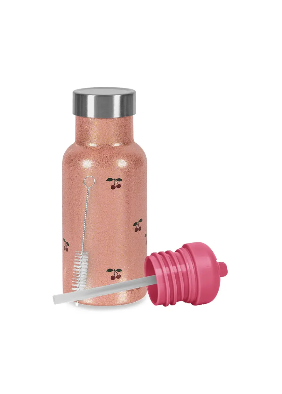 Konges Sløjd thermofles cherry glitter 350 ml rvs