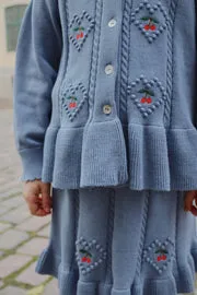 Konges Sløjd Soleil rok country blue – gebreid